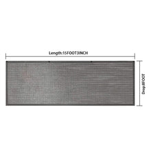 Load image into Gallery viewer, 8FT x 15FT 3in RV Awning Sun Shade Mesh Screen Sunshade Kit For Camping Trailer w/Bag