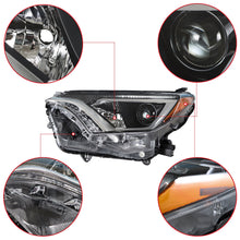 Load image into Gallery viewer, Halogen Projector Headlights Tube Bar Pair Left+Right For 2016-2018 Toyota Rav4