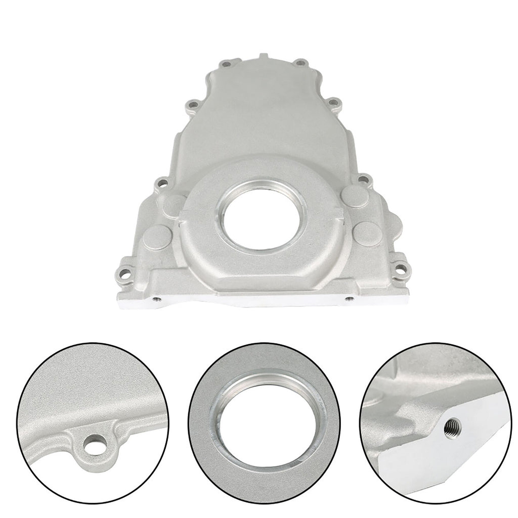 labwork Front Timing Cover w/ Crank Seal & Bolts 12561243 SUM-G6320 Replacement for GM Gen III LS1 LS6 4.8L 5.3L 5.7L 6.0L