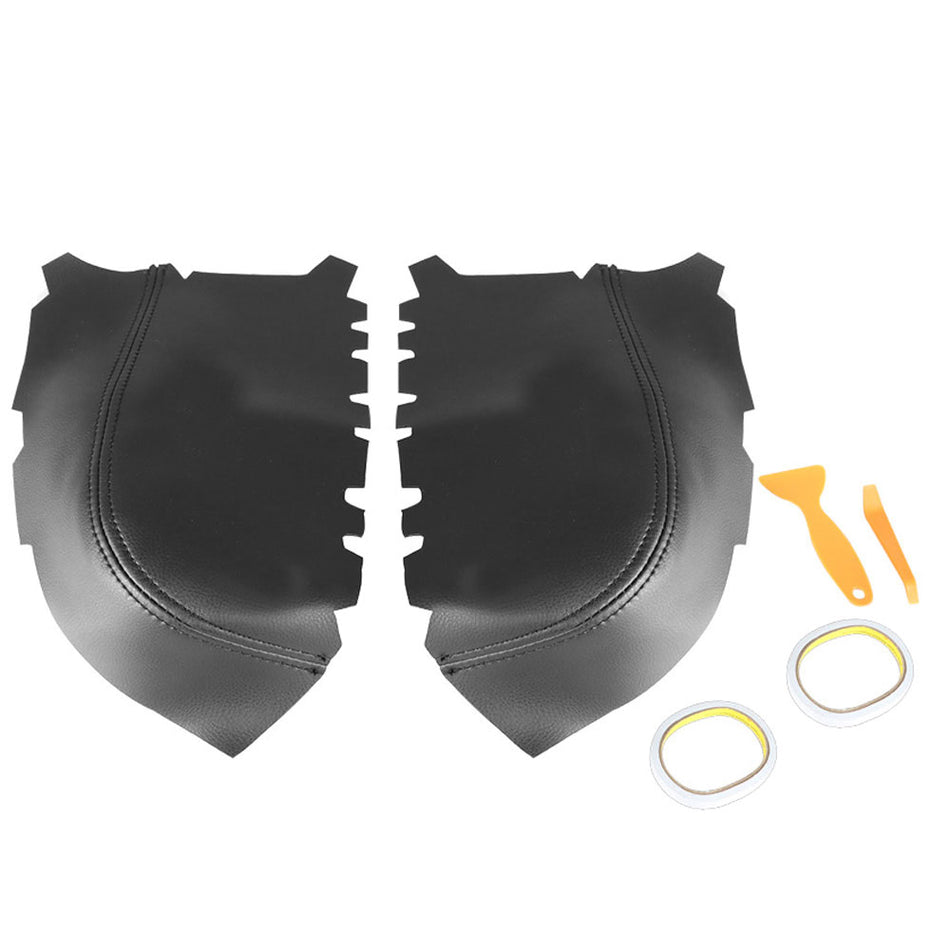 Labwork Leather Front Door Panels Armrest Cover 2PCS for Honda Pilot 2009-2015