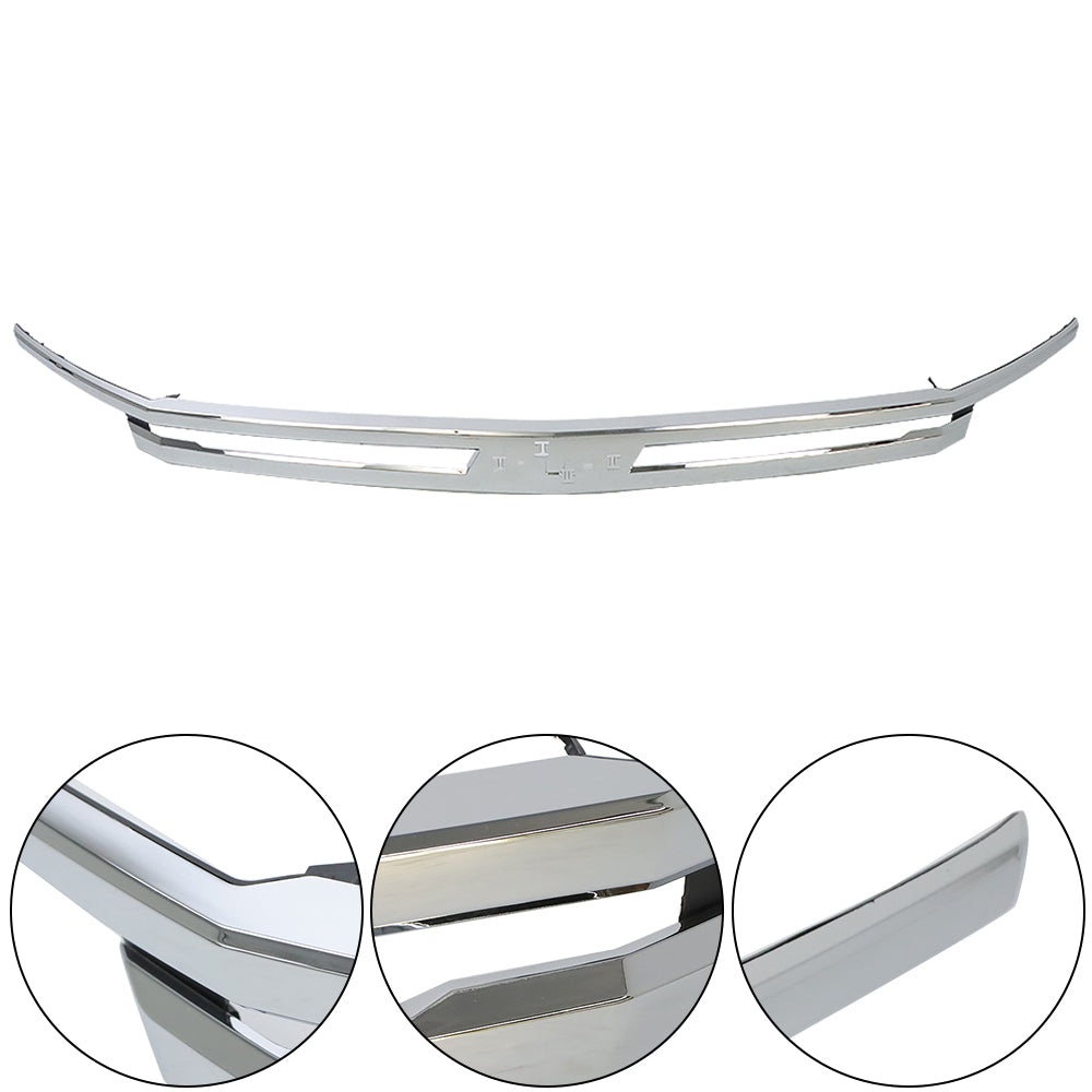 labwork Front Chrome Grille Moulding Fit For Chevrolet Tahoe/suburban 2021 2022