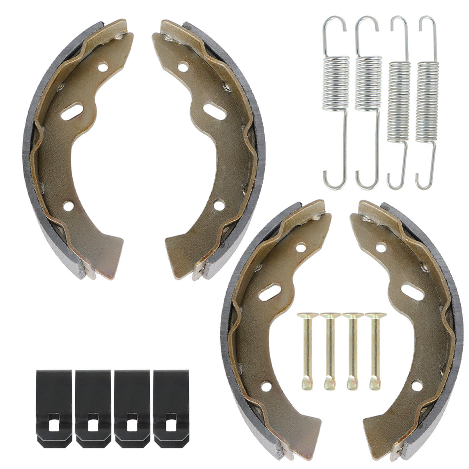 labwork Golf Cart Brake Shoes & Spring Kit J55-W2536-00 Replacement for Yamaha G1 G2 G3 G5 G8