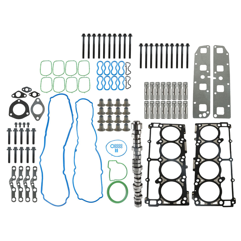 MDS 5.7L Camshaft Lifters Kit Valve Lifter Camshaft Gasket Bolt Part Replacement for R-am 1500 5.7L 2009-2016 Replacement for 300 5.7L 2009-2021
