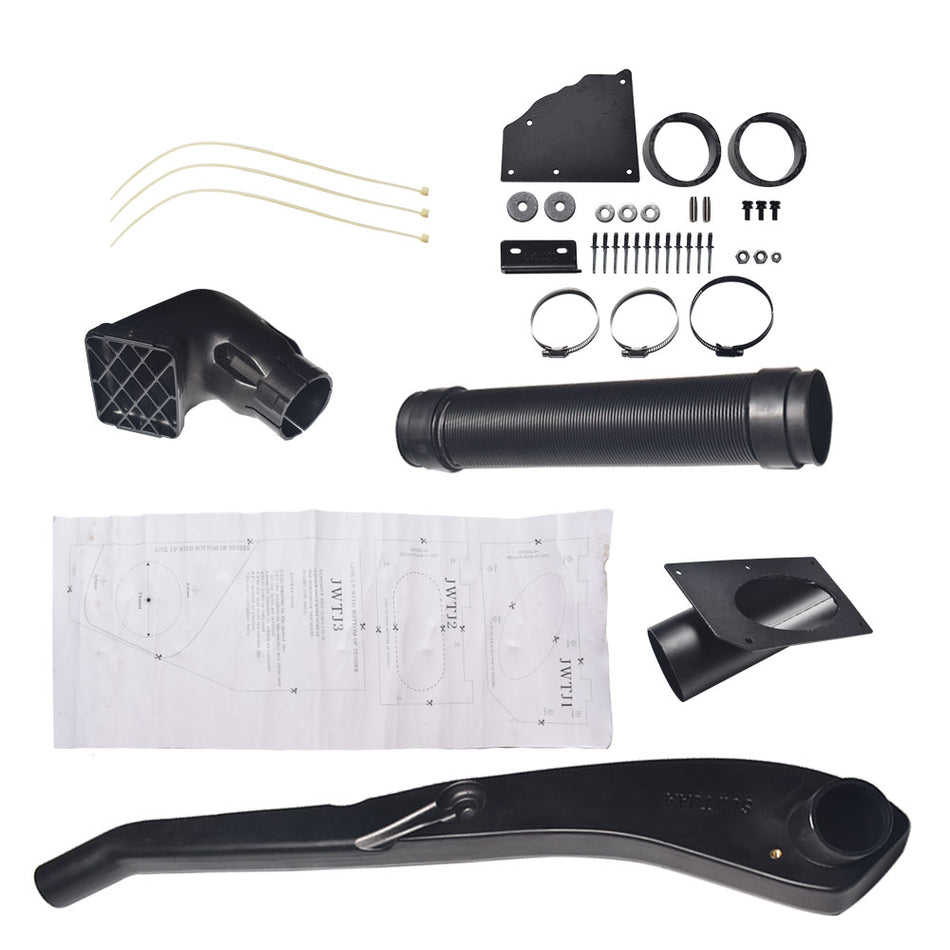 Cold Snorkel Kit For 1992-1999 Jeep Wrangler Ram Intake System 4WD TJ 4.0 I6