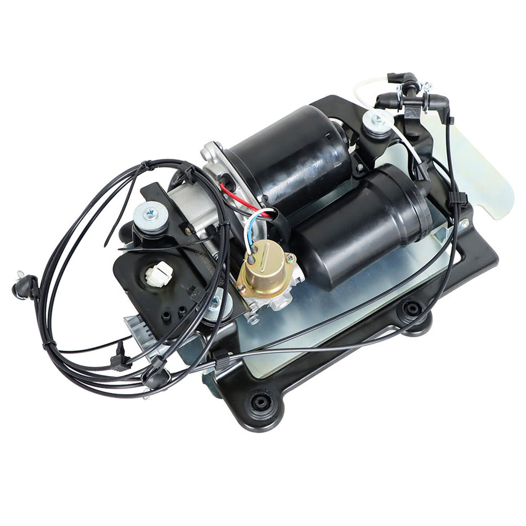 Air Suspension Compressor with Bracket Replacement for 2004-2009 Cadillac SRX 2005-2010 STS 15228009