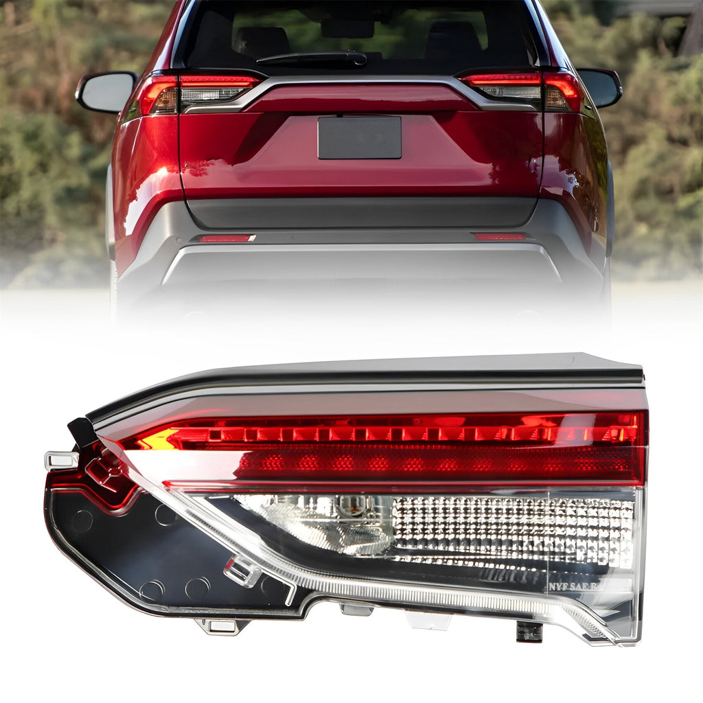 labwork Passenger Side Inner LED Tail Light Replacement for 2019 2020 2021 Toyota RAV4 Rear Brake Lamp Assembly RH Right Side TO2803148 81580-0R060