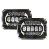 Labwork LED Headlight Beam Halo DRL For Jeep Wrangler Cherokee Pair 5X7