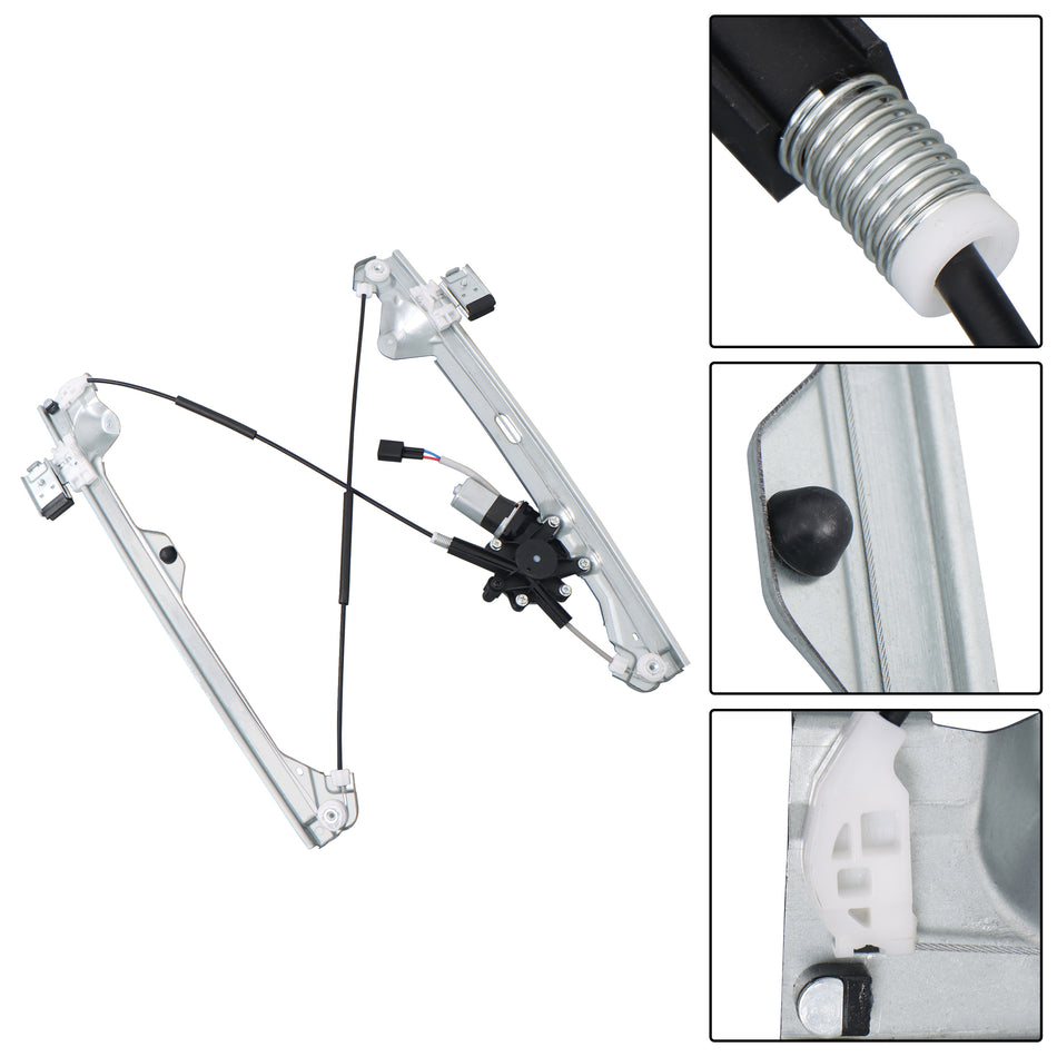 Power Window Regulator with Motor Rear Left For Chevy Silverado 1500 2007-2013