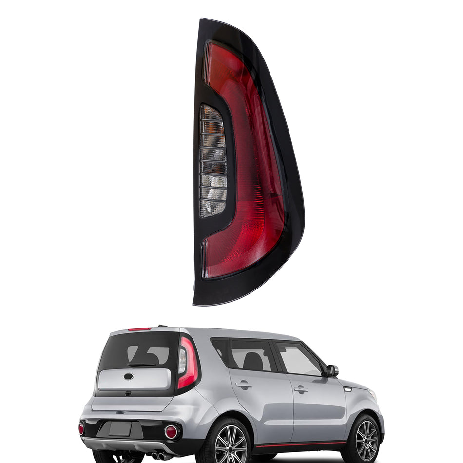 labwork Passenger Side Tail Light Replacement for Kia Soul 2014-2019 Rear Tail Lamp Assembly 92402B2010