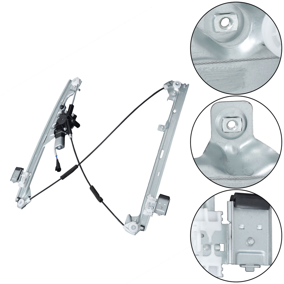 Power Window Regulator w/ Motor Front Left For Chevy Silverado 1500 2500 1999-07