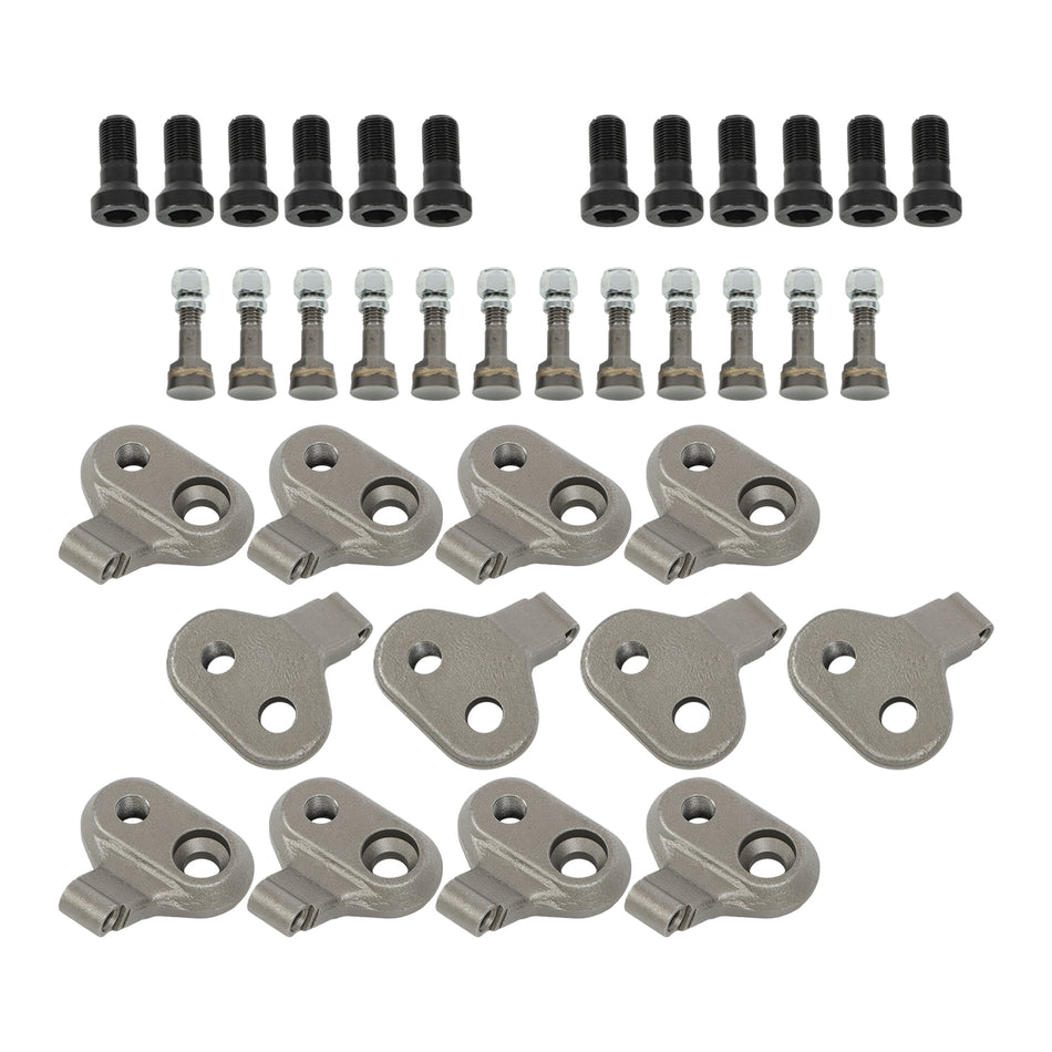 36 Pac Stump Grinder Pocket and Teeth Kit Replacement for Toro STX26 w/ 2-1/4" Bolts 12pcs Tooth
