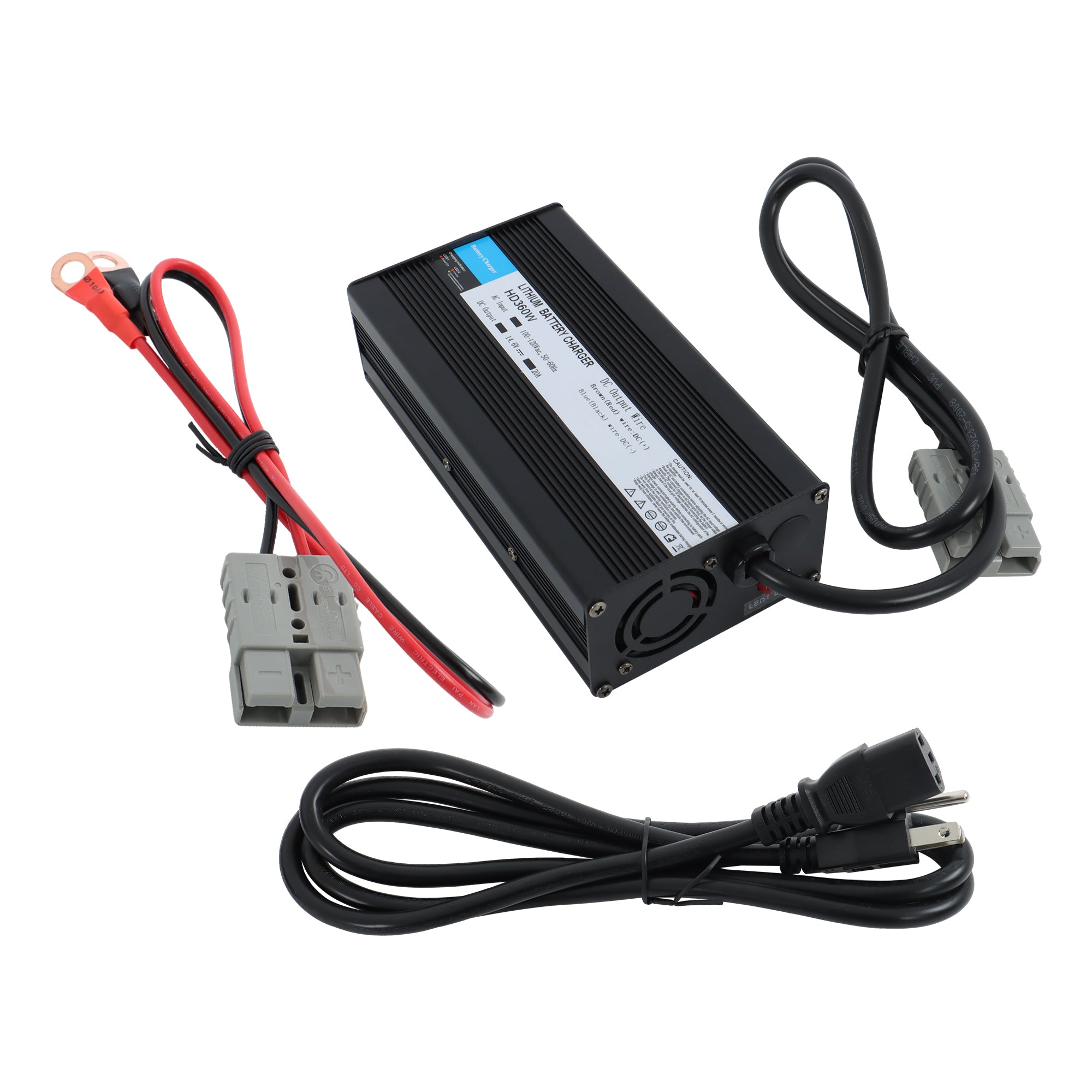14.6V 20A Smart AC-DC Lithium Battery Charger Fast Charging For 12V Li ...