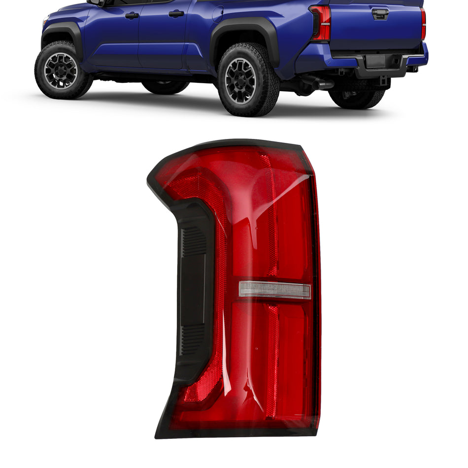 Driver Side Tail Light Replacement for Toyota Tacoma TRD Off-Road/TRD Sport 2024 Rear Tail Lamp Assembly w/o Side Light w/o Tailgate Switch 81560-AK040