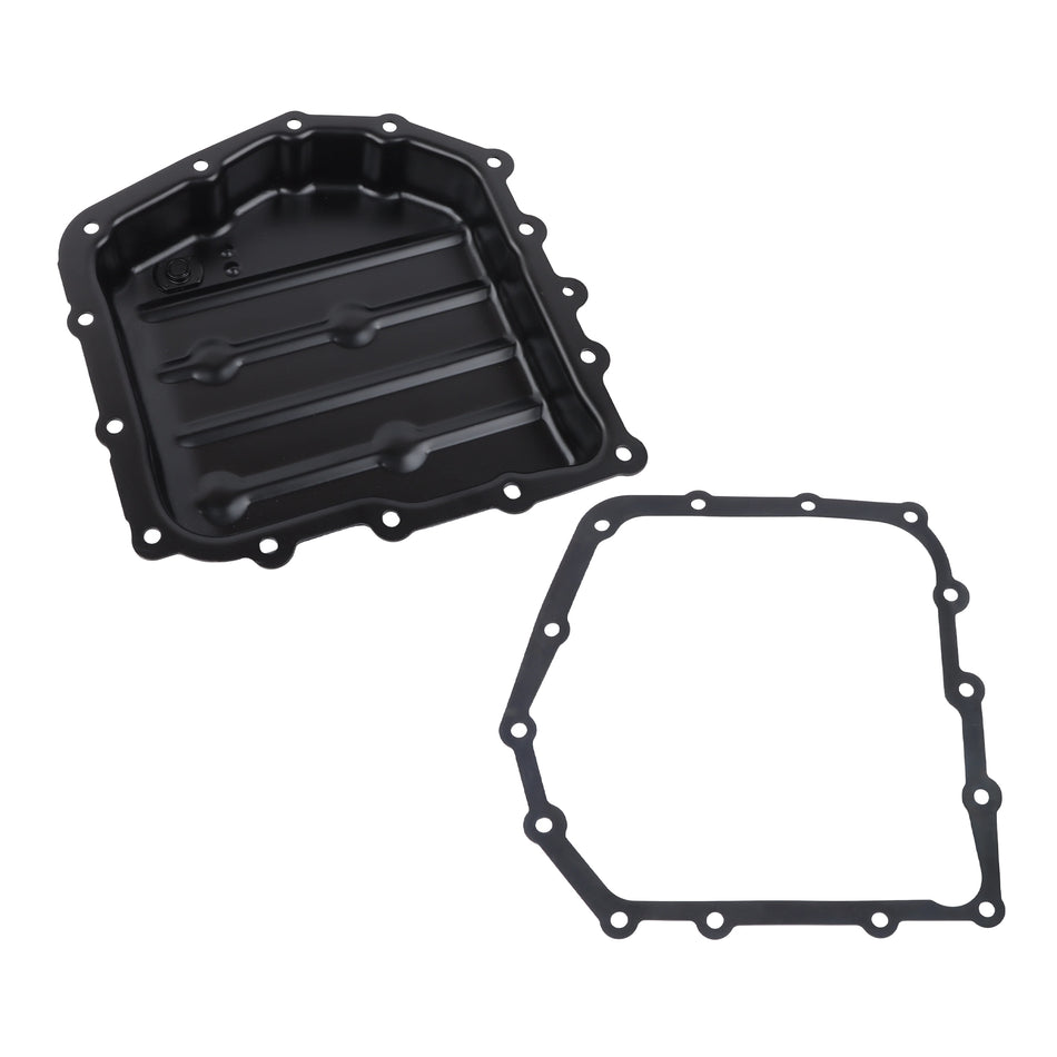 Transmission Oil Pan with Drain Plug Gasket Replacement for 200 2011-2014 40TES Trans Replacement for 265-801