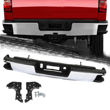 Load image into Gallery viewer, Chrome Rear Step Bumper For 2014-2017 2018 Chevy Silverado GMC Sierra 1500