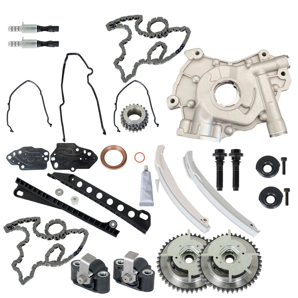 labwork Timing Chain Kit with Oil Pump TK4173VVT Replacement for 2004-2014 Ford Expedition F150 Lincoln Navigator