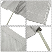 Load image into Gallery viewer, labwork RV Awning Fabric Replacement-19FT(Fabric 18FT 2in)-Waterpoof Universal Outdoors Refer to Camper and Motorhome Awning-Premium Grade Vinyl RV Canopy Replacement-Grey