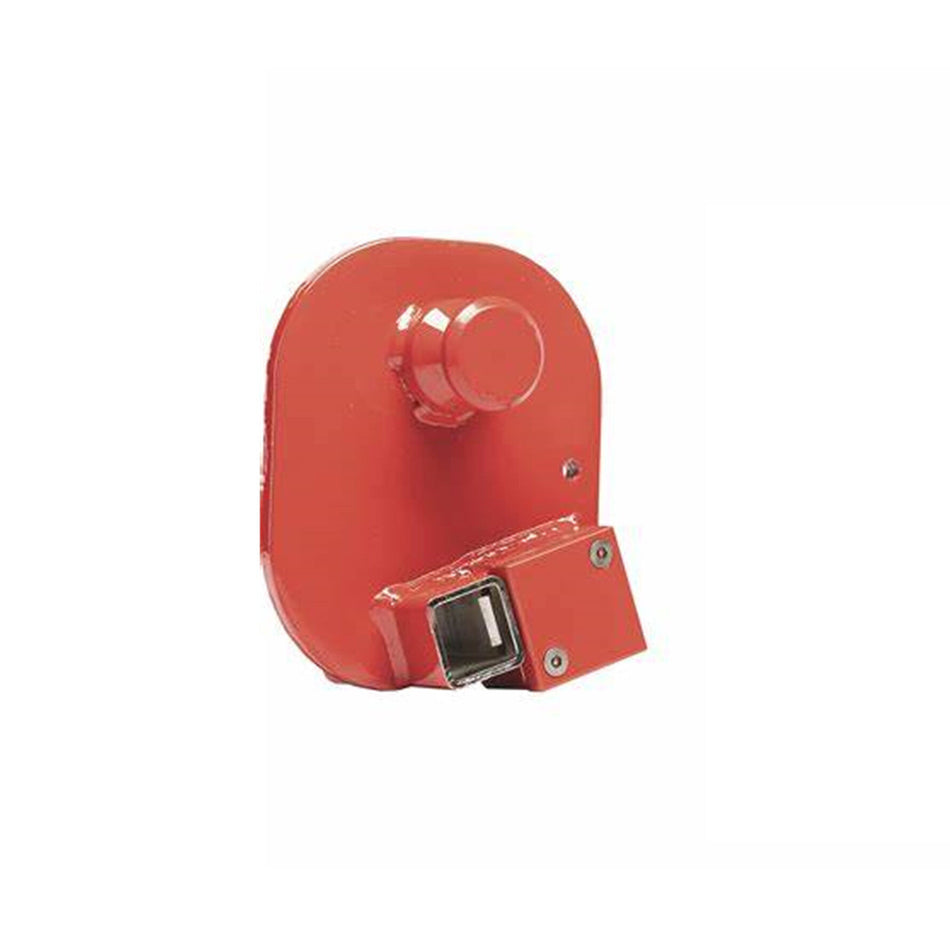 labwork Steel Ball and Ring Hitch Lock - Durable, Secure Trailer Hitch Lock Electro-Plated and Powder Coated Finish - Red