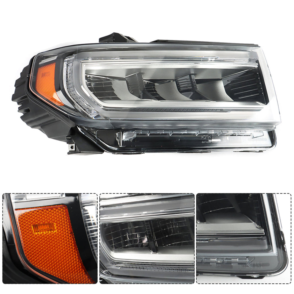 labwork Headlight Assembly Replacement for GMC Acadia 2020-2023 Headlights Full LED RH Set Passenger Side