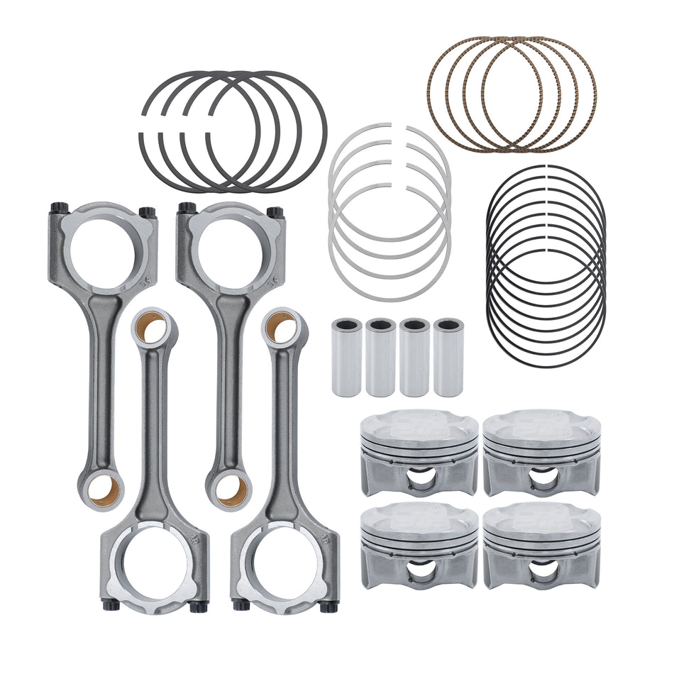 Connecting Rod and Piston Ring Replacement for Kia Soul 23040-2E400 | Replacement for Elantra MD Sedan / Hatchback / Coupe 2011–2016 24321-03000 23510-2E101