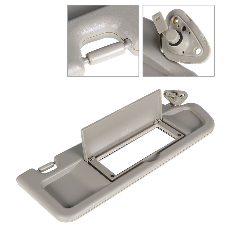 For 2006-2011 Honda Civic Left & Right Sun Visor Warm Gray Visors