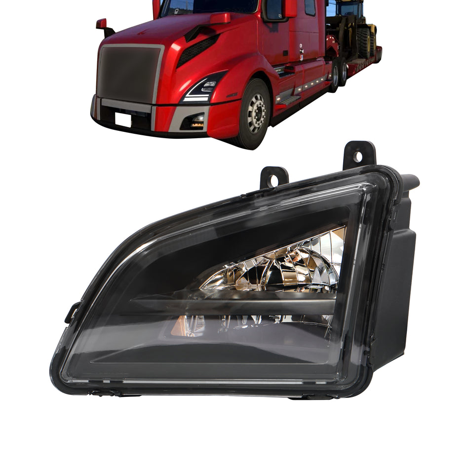 Fog Light Left Hand Driver Side Replacement for 82775826 VO2592124 Replacement for Volvo VNL Series 2018-2024