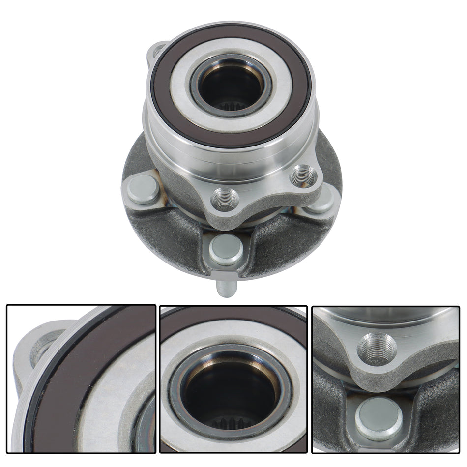 Rear Wheel Bearings and Hubs For Subaru Forester Impreza XV Crosstrek 2014-2018