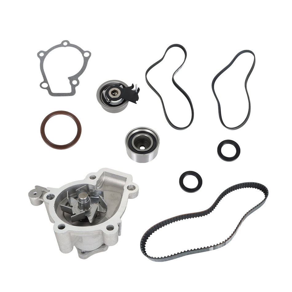 Timing Belt Kit with Water Pump Replacement for Elan-tra 2.0L 2007-2010 Replacement for Tucson 2.0L 2005-2009