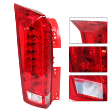 Load image into Gallery viewer, labwork Driver Side LED Tail Light Replacement for Cadillac SRX 2010-2016 Red Lens Rear Tail Light Brake Lamp Assembly LH Left Side GM2800255 22774014