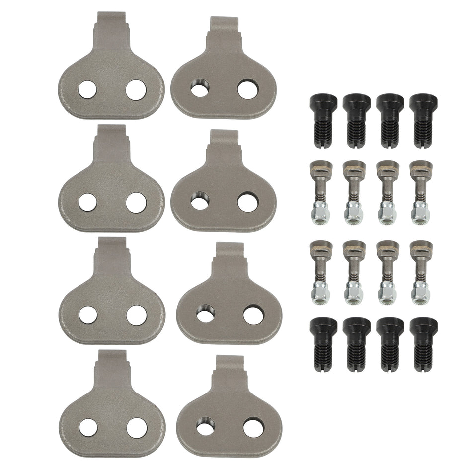 24Pcs Stump Grinder Teeth Kit Replacement for DOSKO 620 DOSKO 691 with 8 Teeth and 1-3/4" Bolts