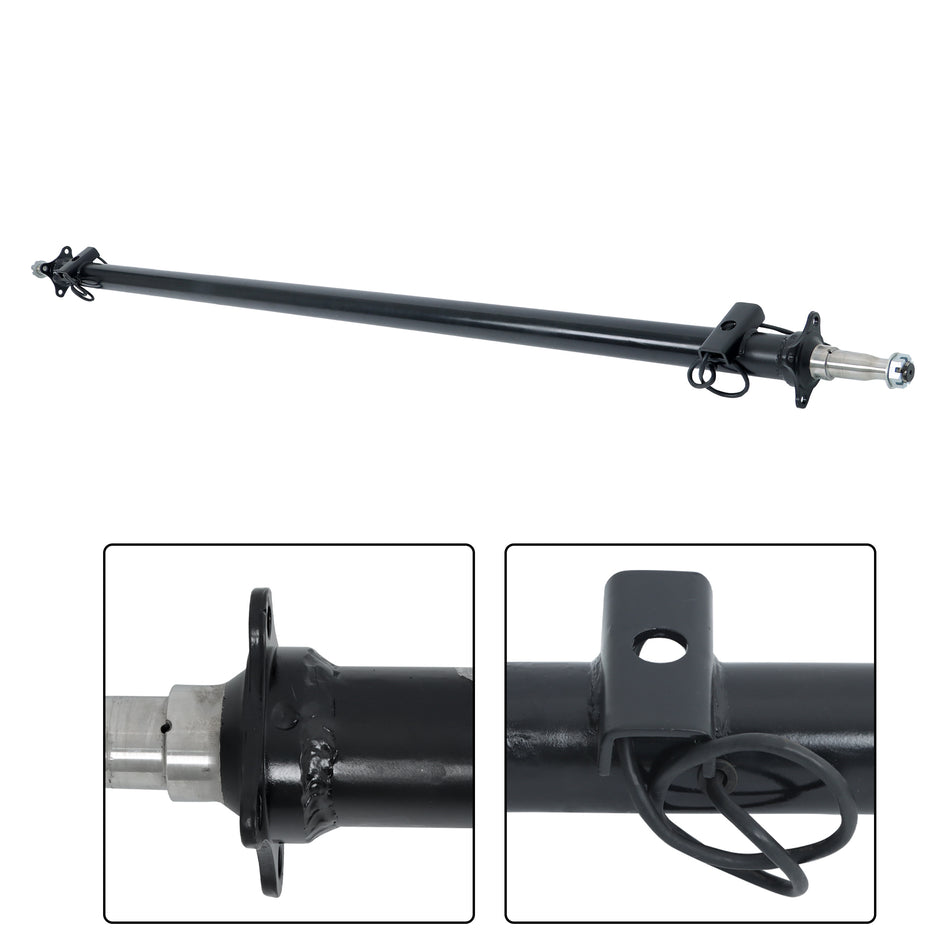 3500lbs Trailer Axle Only Beam with Idler 85 Hub Face 70 Spring Center