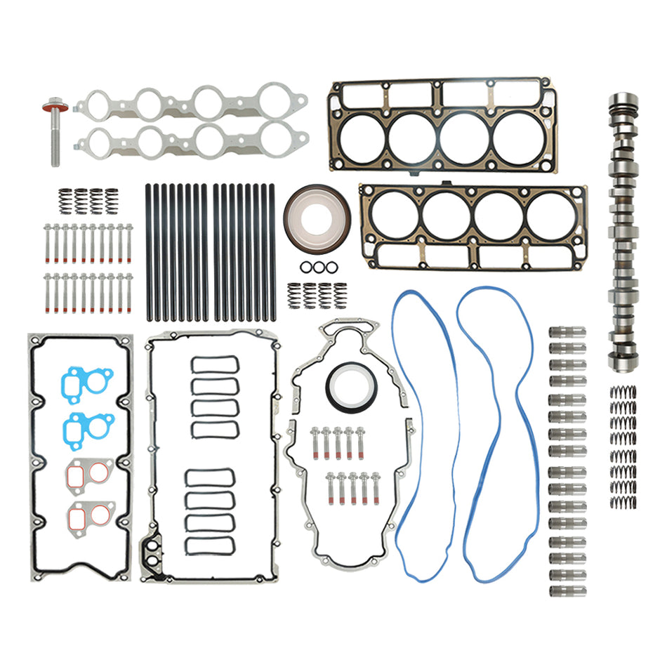 For LS1 4.8 5.3 5.7 6.0 6.2 LS Sloppy Mechanics Stage 2 Cam Lifters Pushrods Kit