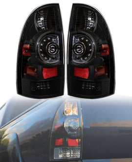 labwork LH+RH Tail Lights Replacement for 2005-2015 Toyota Tacoma Rear LED Tail Lights Brake Lamps Assembly Driver and Passenger Side
