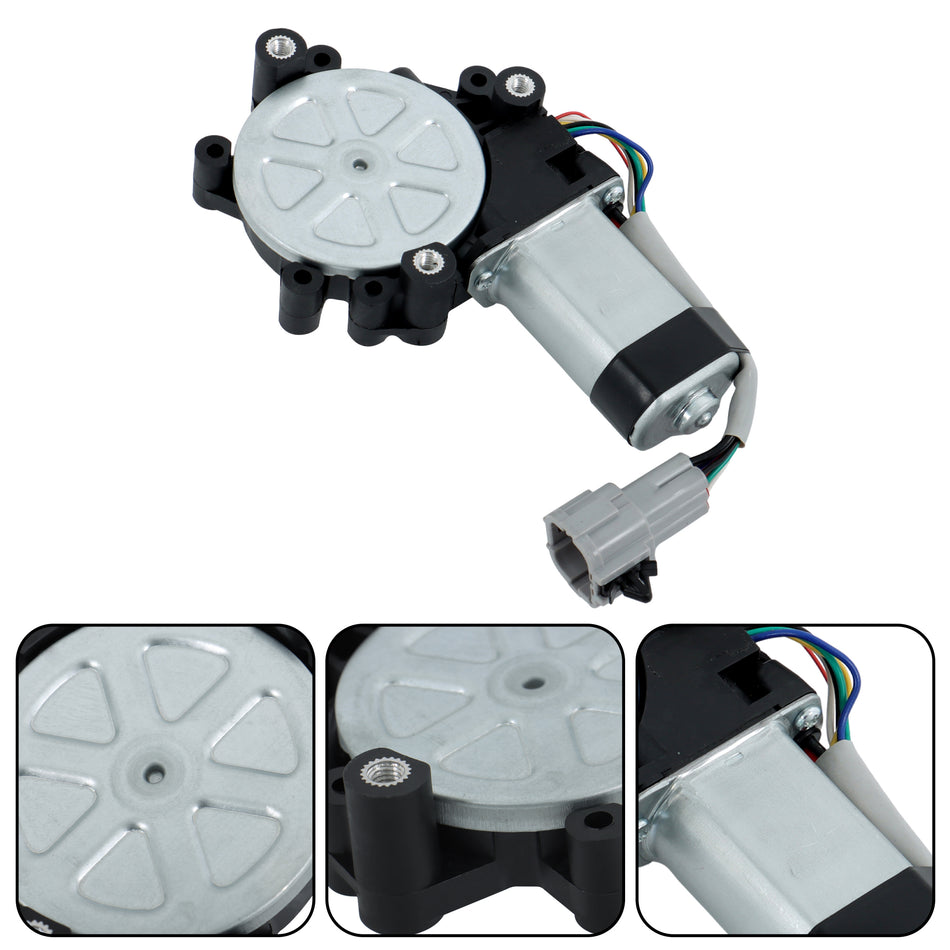 For Nissan Armada Titan Infiniti QX56 Window Regulator Motor Front Left 6 Pins