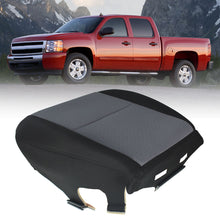 Load image into Gallery viewer, labwork Bottom Seat Cover Cloth For Chevy 07-14 Silverado 1500 2500 3500HD Black