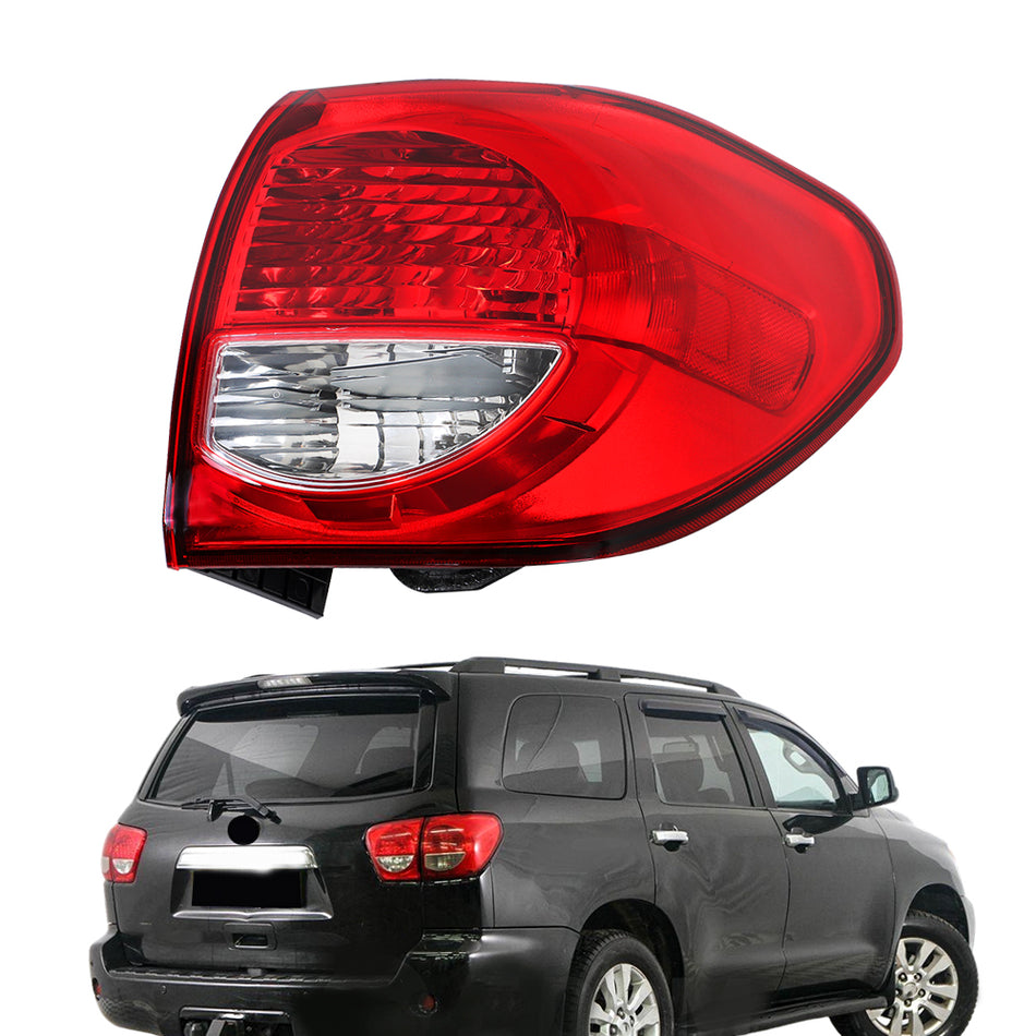 labwork Right Outer Rear Tail Light Replacement for Toyota Sequoia 2008-2017 Rear Halogen Tail Lamp RH 81550-0C080