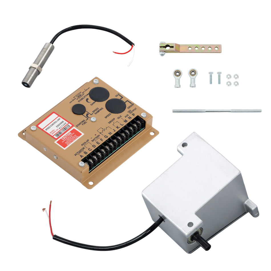 ESD5500E + ADC120-12V + MSP675 Generator Governor Speed Control Unit
