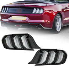 Load image into Gallery viewer, labwork Driver &amp; Passenger Side Smoke LED Tail Lights Replacement for 2015-2022 Ford Mustang Sequential Turn Signal