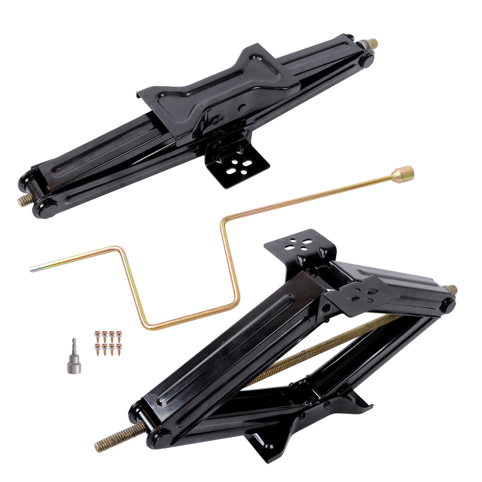 labwork 2-Pack 6600lbs RV Trailer Stabilizer Leveling Scissor Jacks with Speed Crank Handle