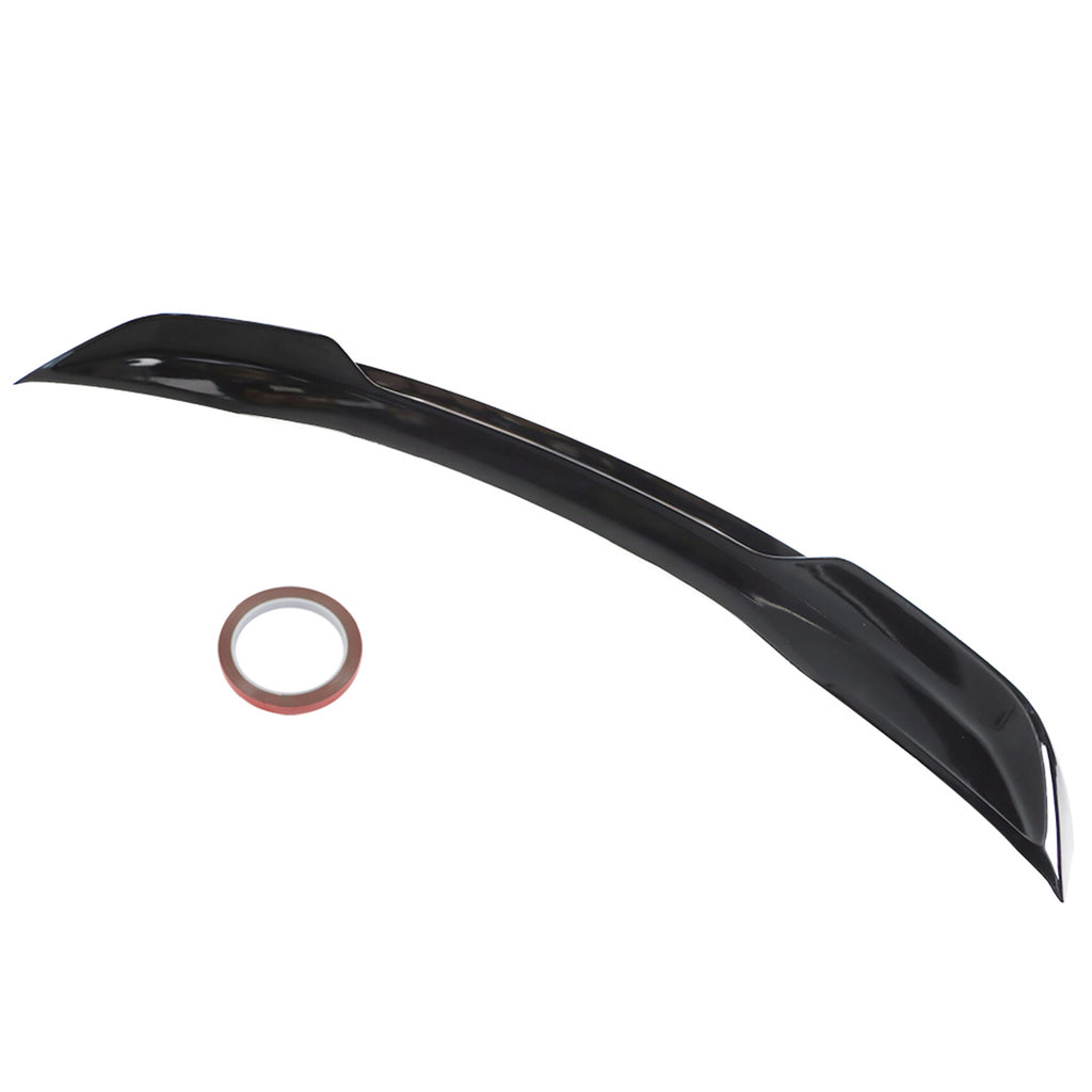 labwork Glossy Black Plastic Rear Trunk Spoiler Splitter Wing Replacement for 2021 2022 Civic 11th Gen 4 Door Sedan