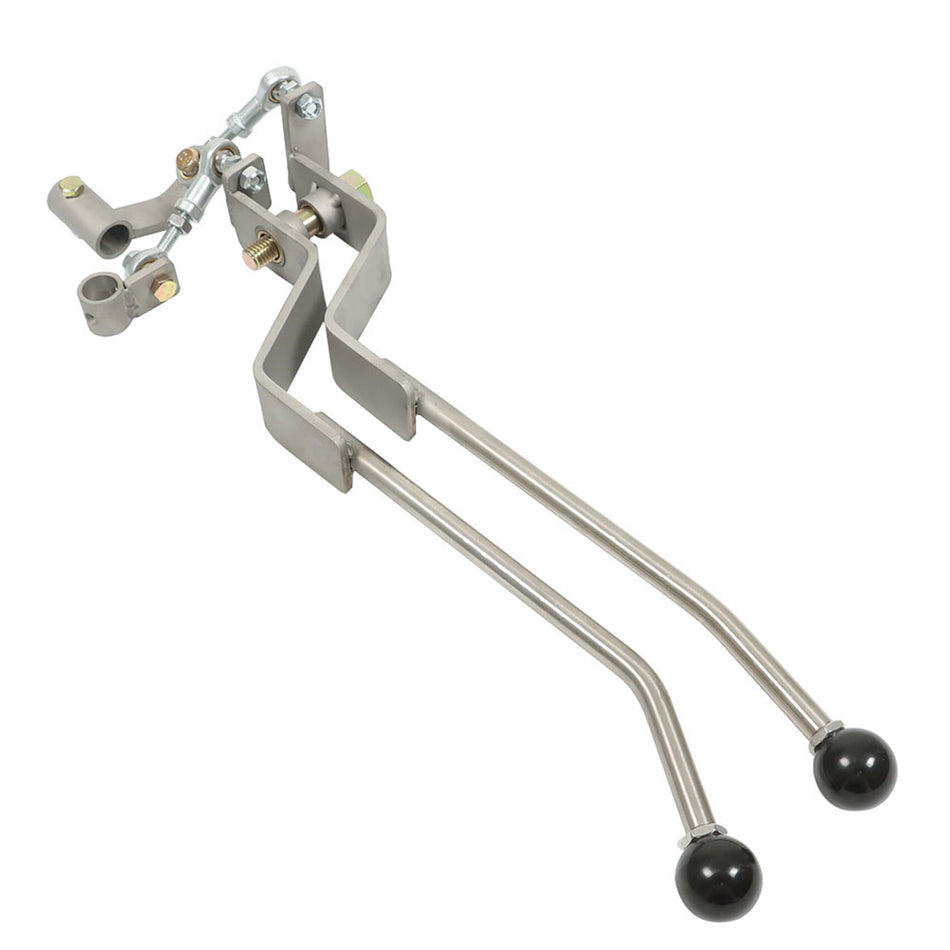 labwork Stainless Steel Twin-Stick Shifter Replacement for GM NP205 Transfer Case