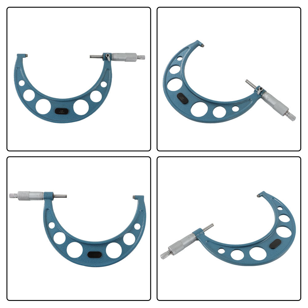 Labwork Precision Outside Micrometer 6 Pack 0-6" 0.0001" Carbide Standards Set