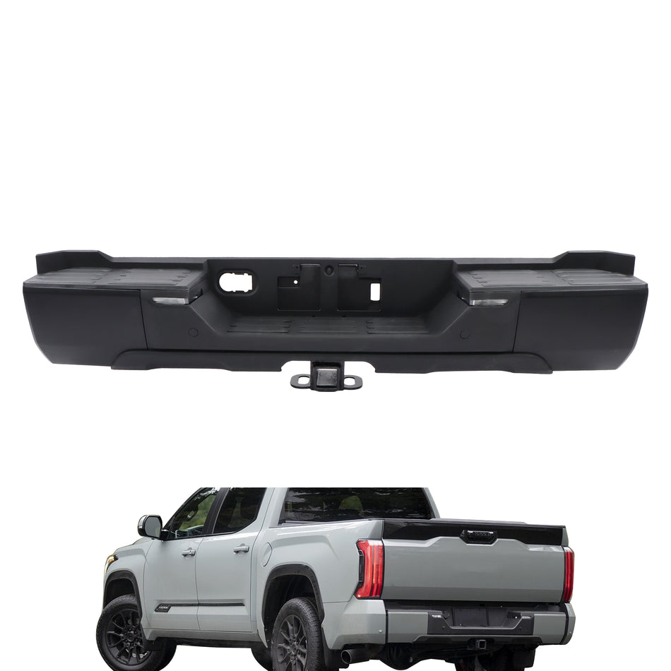 labwork Rear Bumper Black Replacement for Tundra 2022-2024 TO1103145 Steel