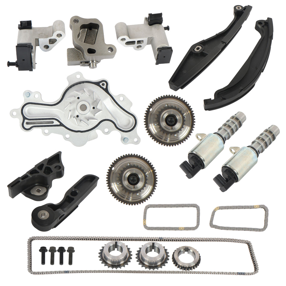 labwork Timing Chain Kit Water Pump VVT Replacement for Explorer 3.5L 2013-2019 Replacement for Police Interceptor Sedan 3.5L V6 DOHC 24 Valve 2013-2017 AT4Z6268C AT4Z6268B BL3Z6268A