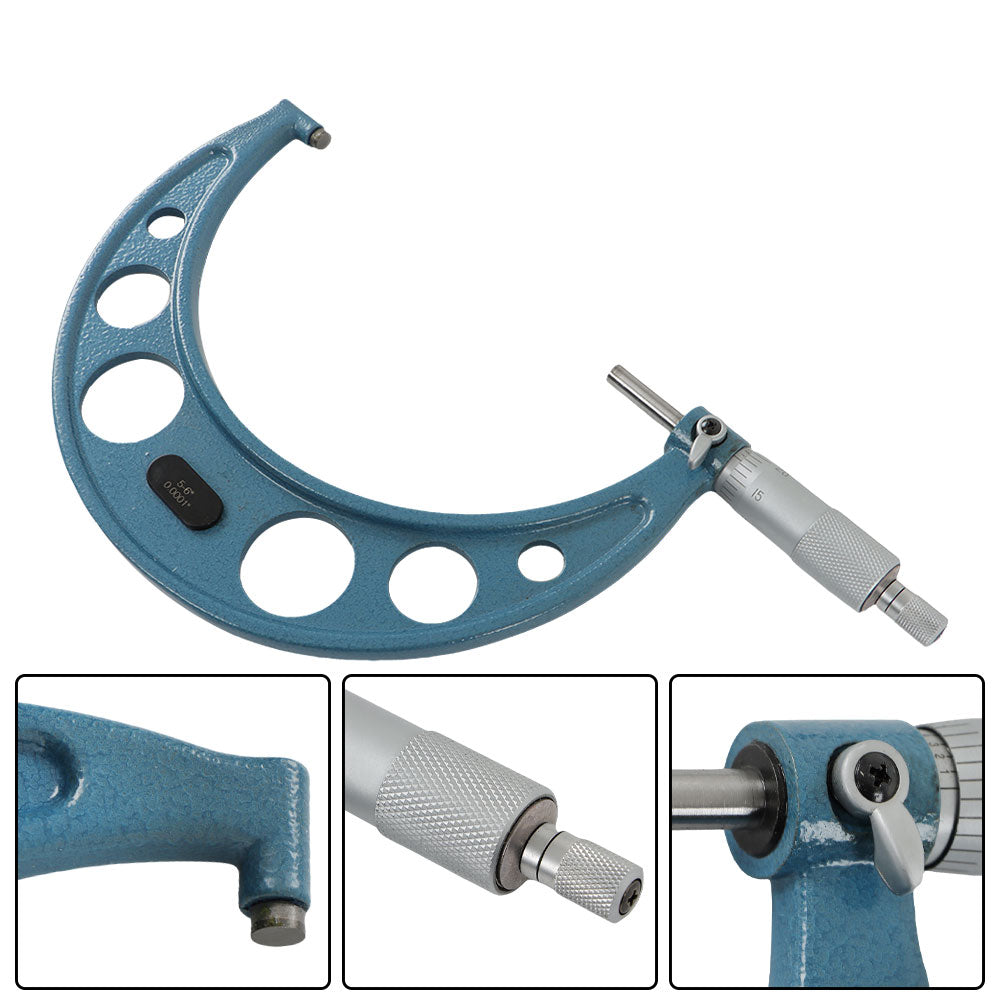 Labwork Precision Outside Micrometer 6 Pack 0-6" 0.0001" Carbide Standards Set