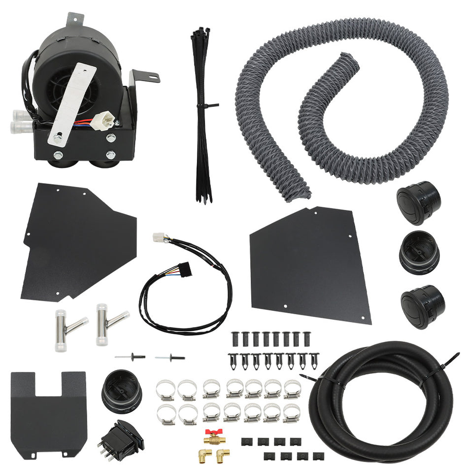 labwork Cab Heater Kit and Defrost Hose Replacement for X3 2017-2020 Black