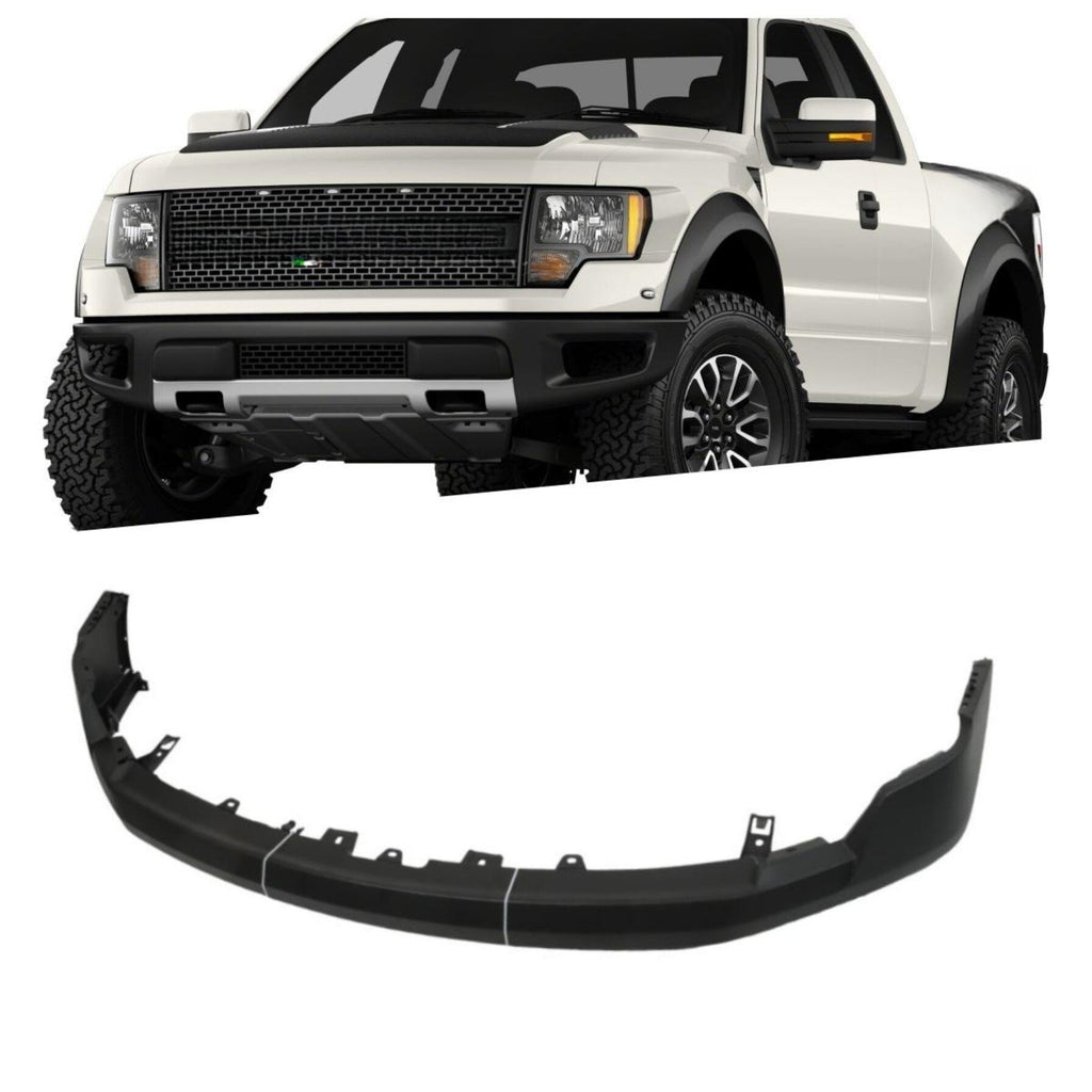 labwork Primed Front Upper Bumper Cover with Wheel Eyebrow Hole Replacement for 2009-2014 F-150 F150 Pickup FO1000644C