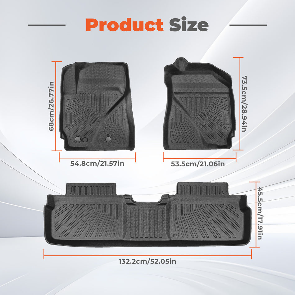 Floor Mats Fit for Ford Escape 2009-2012 All Weather Floor Mats