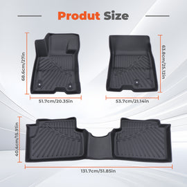 Floor Mats for 2022-2026 Ford Maverick (Only Hybrid Models) TPE All Weather Protection Interior Car Floor Liners