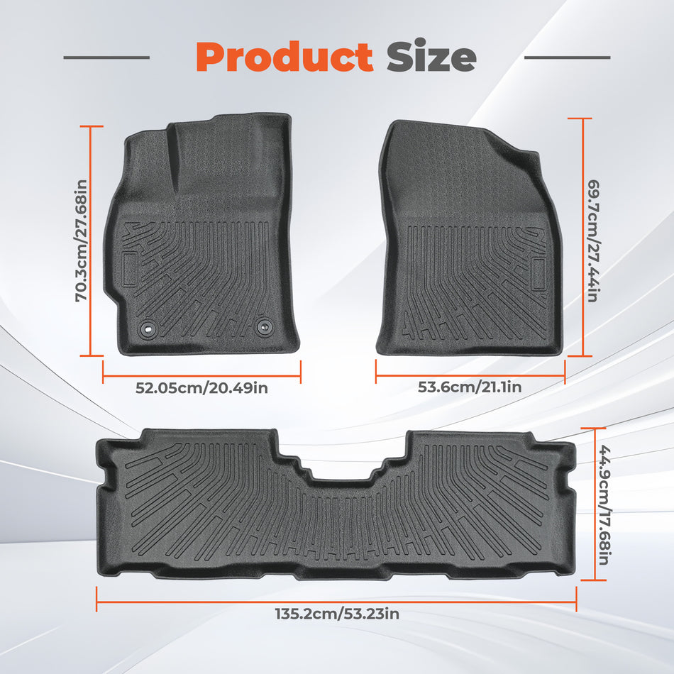TPE 3D Model Floor Mats Liners 3PCS For 2012-2017 Toyota Prius V All-Weather NEW